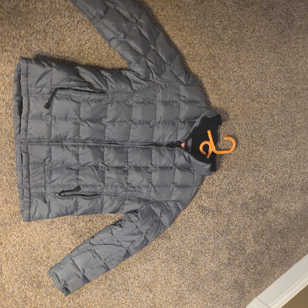 Women's Charcoal Puffer Jacket